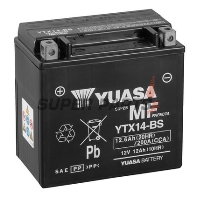 Μπαταρία -YUASA- YTX14-BS, 13Ah 12V