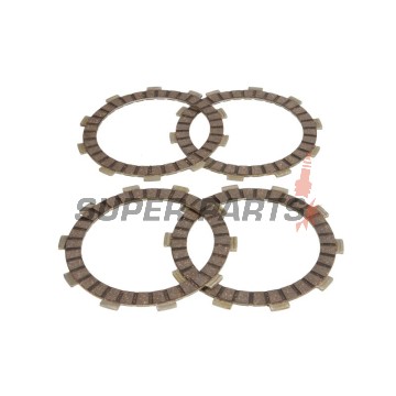Σετ δίσκων συμπλέκτη -4 RIDE- TCS2256, Yamaha SR 125 (1996-2003)/TW 125 Trailway (1999-2002)