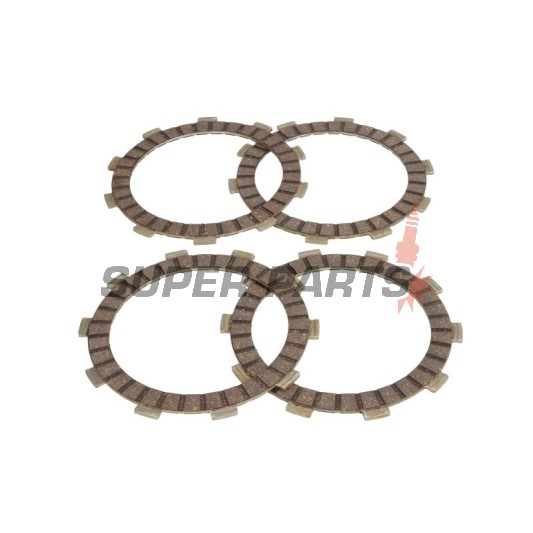 Σετ δίσκων συμπλέκτη -4 RIDE- TCS2256, Yamaha SR 125 (1996-2003)/TW 125 Trailway (1999-2002)