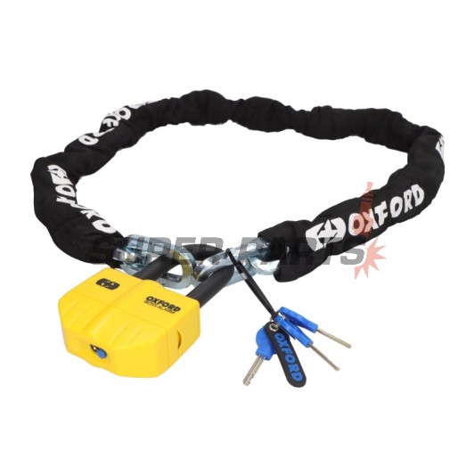 Αλυσίδα με κλειδαριά συναγερμού -OXFORD- Boss Alarm 14mm + Chain 12mm x1.5m
