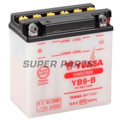 Μπαταρία -YUASA- YB9-B, 10Ah 12V