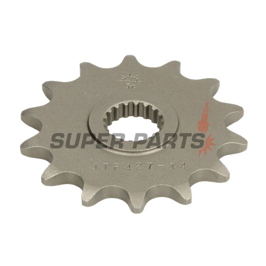 Μπροστινό γρανάζι -JT- JTF427,14, 14 δόντια, Suzuki RM 125 2000-2012, RM-Z 250 2007-2012