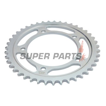 Πίσω γρανάζι -JT- JTR1800,43, 43 δόντια, ατσάλινο, Suzuki GSF 1200 2006, GSF 1250 2007-2016, GSX 1250 2010-2017, GSX 1300 2007-2013, 2017, GSX 1340 2008-2016, GSX-R 1000 2001-2008, SV 1000 2003-2007, Triumph Daytona 955 2001-2002