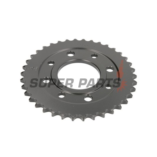 Πίσω γρανάζι -JT- JTR269,38, 38 δόντια, ατσάλινο, Daelim VL 125 2000-2007, VS 125 1997-2003, VT 125 1998-2002, Honda CB 100 1976-1986, CB 125 1973-1989, CBZ 125 2001, CG 125 1977-1983, 1985-2005, CM 125 1982-1997, EZ 90 1990-1996