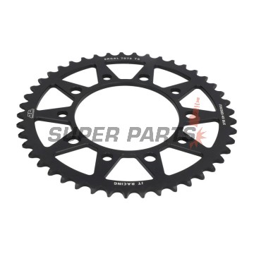 Πίσω γρανάζι -JT- JTA1303,45BLK, 45 δόντια, μαύρο, αλουμινίου, Yamaha YZF-R1 1000 2017