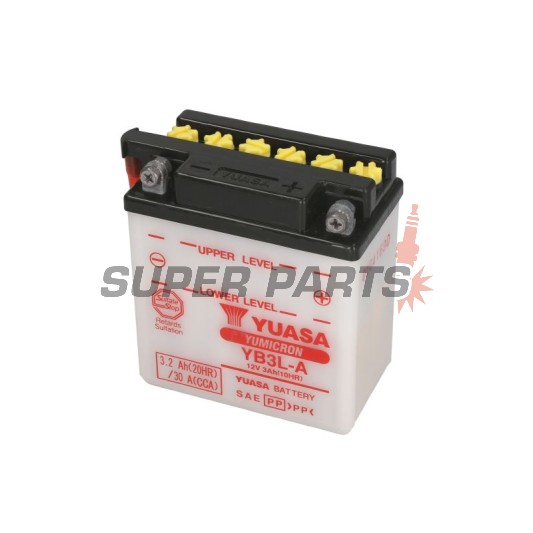 Μπαταρία -YUASA- YB3L-A, 3Ah 12V