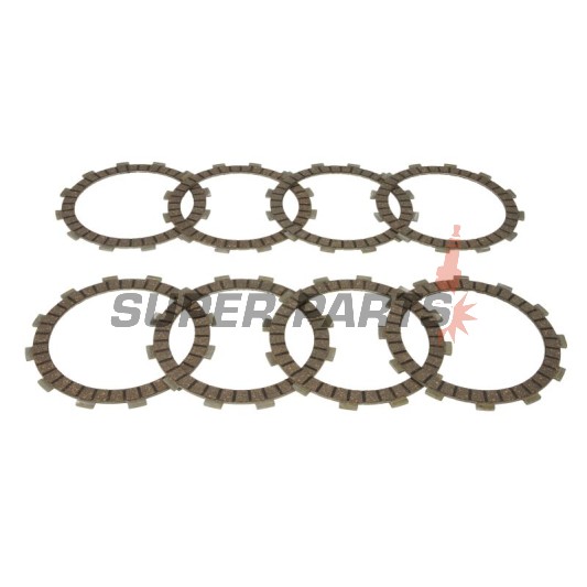 Σετ δίσκων συμπλέκτη -4 RIDE- TCS4475, Kawasaki KDX 250 1980/1991/1993, Kawasaki KX 250 1987-1988/1990, Kawasaki KX 500 1987-2004, Kawasaki KXF 250 1987-1988