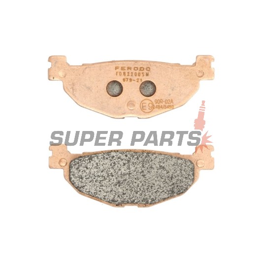 Τακάκια φρένων -FERODO- FDB2200SM, Yamaha YP Majesty 400 2005-2007