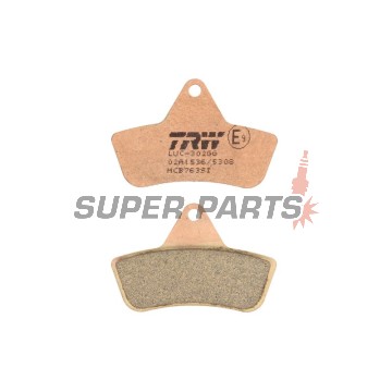 Τακάκια φρένων -TRW- MCB763SI, Arctic Cat 250/300/400/440/454/500 ATV 2x4/4x4/Autom. (1998-2004), Arctic Cat Bear Cat 450/454 2x4/4x4 (1996-1998)