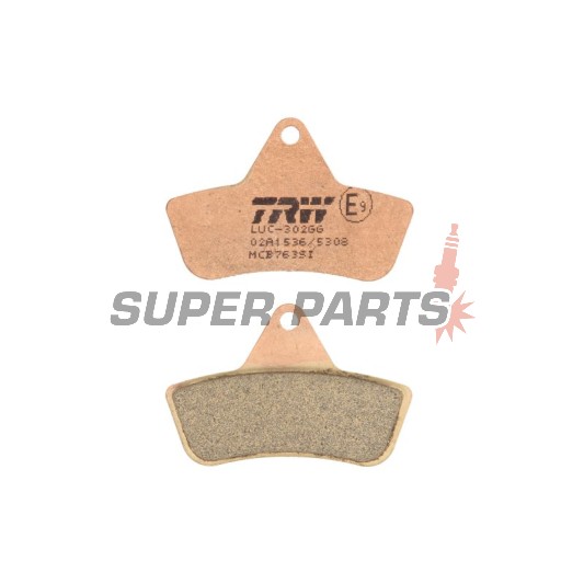 Τακάκια φρένων -TRW- MCB763SI, Arctic Cat 250/300/400/440/454/500 ATV 2x4/4x4/Autom. (1998-2004), Arctic Cat Bear Cat 450/454 2x4/4x4 (1996-1998)