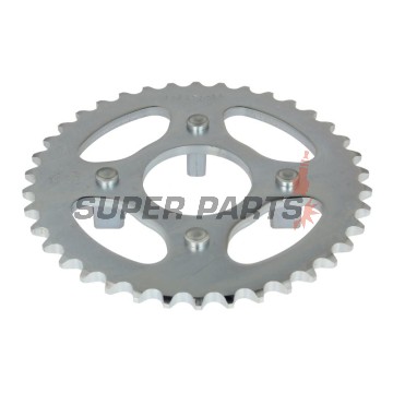 Πίσω γρανάζι -JT- JTR256,38, 38 δόντια, ατσάλινο, Honda ATC 70 1976-1985, C 50 1970-1975, CB 50 1975-1982, CF 50 1979-1996, CT 70 1991-1994, ST 50 1988-1991, ST 70 1990-1996, XR 80 1979-1983