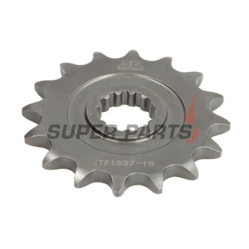 Μπροστινό γρανάζι -JT- JTF1537,16, 16 δόντια, Kawasaki KLV 1000 2004-2006, KLZ 1000 2010, 2012-2019, Z 1000 2003-2020, Z 900 2017-2019, ZR 1000 2010-2014, ZX-10R 1000 2004-2010, 2012-2019, ZX-9R 900 2002-2004