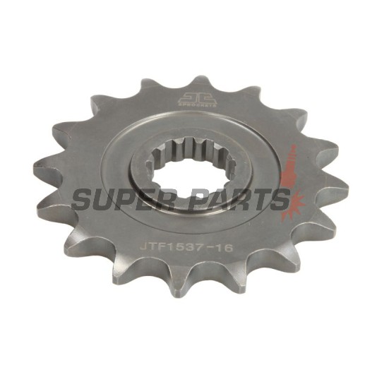 Μπροστινό γρανάζι -JT- JTF1537,16, 16 δόντια, Kawasaki KLV 1000 2004-2006, KLZ 1000 2010, 2012-2019, Z 1000 2003-2020, Z 900 2017-2019, ZR 1000 2010-2014, ZX-10R 1000 2004-2010, 2012-2019, ZX-9R 900 2002-2004