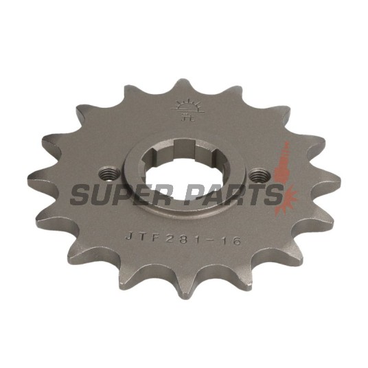 Μπροστινό γρανάζι -JT- JTF281,16, 16 δόντια, Honda CB 250 1980-1984, XR 250 1982-1983, XR 600 1985-1990