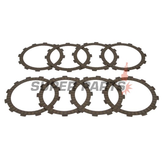 Σετ δίσκων συμπλέκτη -TRW- MCC511-8, Husqvarna FC 250/350/450 (2014-2020), FE 250/350/450/501/501S (2013-2020), FS 450 (2015-2018), KTM EXC/EXC-F 250/300/350/450/500 Six Days (2012-2020), Freeride 350/350E (2012-2017), SX/SX-F 250/350/450 (2011-