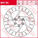 Δίσκος φρένου -TRW- MST365, Husqvarna TE 250 (2014-2018), Suzuki VS 1400 Intruder GL/GLP/GLF (1987-2003)