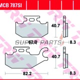 Τακάκια φρένων -TRW- MCB787SI, Suzuki LT-A KingQuad 400/450/500/700/750 X, XP, XZ, XPC (2005-2017), LT-F KingQuad 400F/400FS 4x2 & 4x4 (2008-2016)