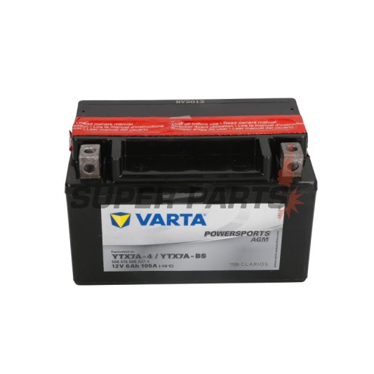Μπαταρία -VARTA- YTX7A-BS, 6Ah 12V