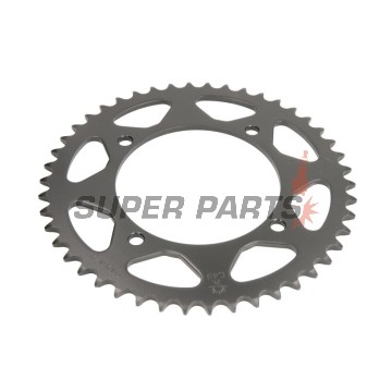 Πίσω γρανάζι -JT- JTR857,46, 46 δόντια, ατσάλινο, MZ/MUZ Baghira 660 1998-2003, Mastiff 660 1997-2003, Yamaha XT 400 1983-1984, XT 550 1982-1983, XT 600 1984-2003, XTZ 660 1991-1999, XV 125 1997-2001, XV 250 1988-2020