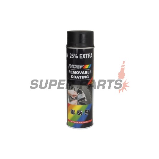 Αφαιρούμενη βαφή -MOTIP- μαύρη, ματ, 500ml