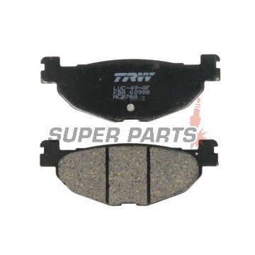 Τακάκια φρένων -TRW- MCB768, Yamaha Tmax XP500/TMAX ABS (2004-2007), Yamaha Majesty YP400 (2005)