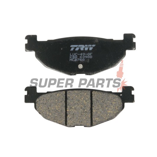 Τακάκια φρένων -TRW- MCB768, Yamaha Tmax XP500/TMAX ABS (2004-2007), Yamaha Majesty YP400 (2005)
