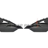 Πίσω πλαϊνά πλαστικά -POLISPORT- μαύρα, KAWASAKI KX 250/450 2019-2023