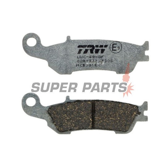 Τακάκια φρένων -TRW- MCB791EC, Yamaha WR 250F/450F (2015-2020), YZ 125/250/250F/450F/FX/X (2007-2020)