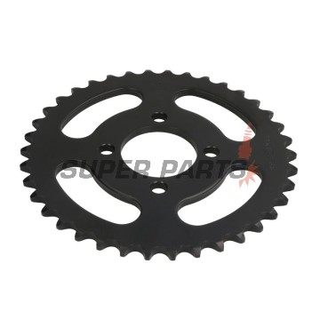 Πίσω γρανάζι -JT- JTR832,38, 38 δόντια, ατσάλινο, Yamaha DT 50 1978-1998, DT 80 1983, RD 50 1982-1984, RX 50 1983-1984, TY 50 1979-1980, YSR 50 1986-1992