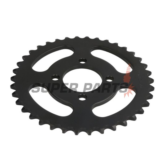 Πίσω γρανάζι -JT- JTR832,38, 38 δόντια, ατσάλινο, Yamaha DT 50 1978-1998, DT 80 1983, RD 50 1982-1984, RX 50 1983-1984, TY 50 1979-1980, YSR 50 1986-1992