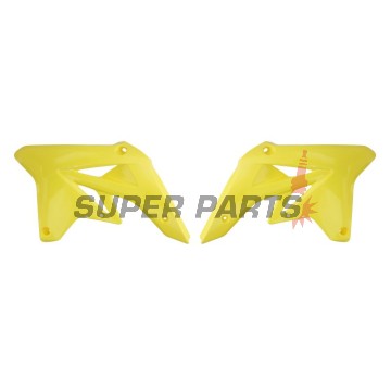 Μπροστινά πλαϊνά πλαστικά -POLISPORT- κίτρινα, SUZUKI RM-Z 250 2007-2009