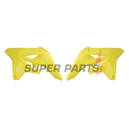 Μπροστινά πλαϊνά πλαστικά -POLISPORT- κίτρινα, SUZUKI RM-Z 250 2007-2009