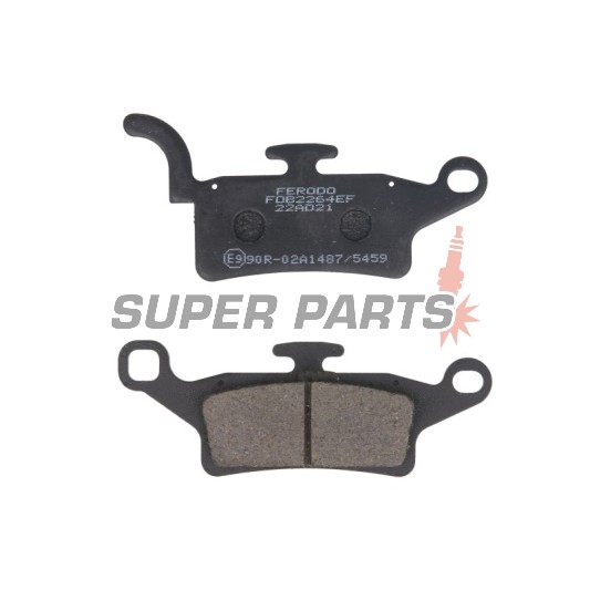 Τακάκια φρένων -FERODO- FDB2264EF, Yamaha BWs 125 2010-2011