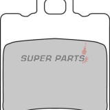 Τακάκια φρένων -FERODO- FDB680EF, Aprilia SR, Scarabeo, Leonardo, Rally; Benelli 491, Velvet, Adiva; Gilera NRG, Runner, Stalker; Honda SH, SFX, X8R; Malaguti F10, F12 Phantom, Ciak; Yamaha Aerox, Jog, Neos, BWS