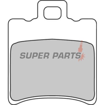 Τακάκια φρένων -FERODO- FDB680EF, Aprilia SR, Scarabeo, Leonardo, Rally; Benelli 491, Velvet, Adiva; Gilera NRG, Runner, Stalker; Honda SH, SFX, X8R; Malaguti F10, F12 Phantom, Ciak; Yamaha Aerox, Jog, Neos, BWS
