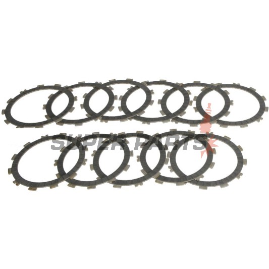 Σετ δίσκων συμπλέκτη -TRW- MCC704-11RAC, Ducati Diavel 1198 (2011-2014), Hypermotard 939 SP (2016-2019), Monster 1100 (2011-2013), Multistrada 1200 (2010-2014), Panigale 1199 (2012-2016)