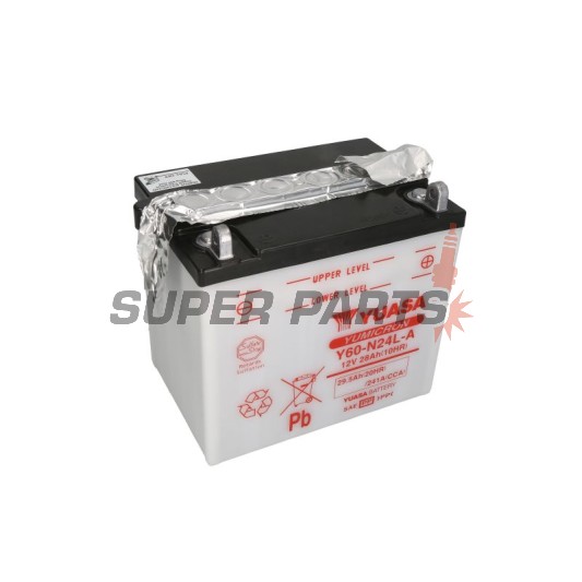Μπαταρία -YUASA- Y60-N24L-A, 30Ah 12V