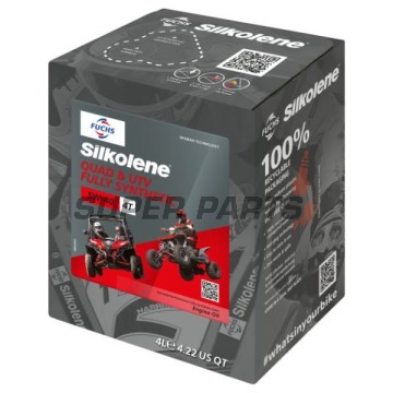 Λάδι κινητήρα -SILKOLENE- QUAD ATV, 5W40, πλήρως συνθετικό, 4L CUBE