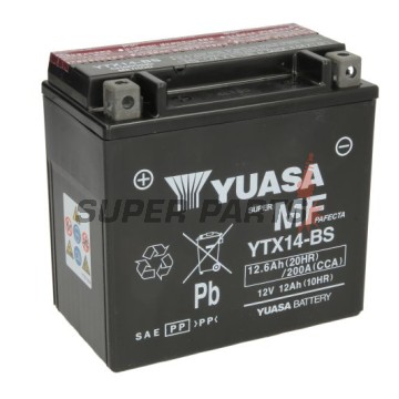 Μπαταρία -YUASA- YTX14-BS, 13Ah 12V