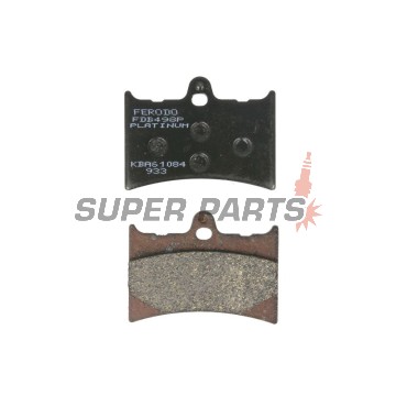 Τακάκια φρένων -FERODO- FDB498P, Honda CBR125R, XL125V Varadero, XLR125 (1993-2013)