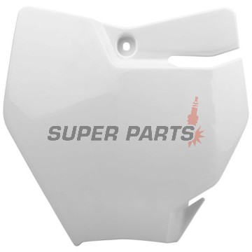 Μάσκα/πινακίδα αριθμού motocross -POLISPORT- λευκή, KTM SX 65 2016-2023