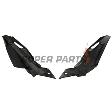 Πίσω πλαϊνά πλαστικά -POLISPORT- μαύρα, HUSQVARNA TC, TE 250-510 2008-2011