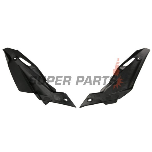 Πίσω πλαϊνά πλαστικά -POLISPORT- μαύρα, HUSQVARNA TC, TE 250-510 2008-2011