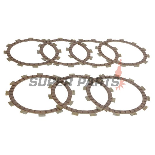 Σετ δίσκων συμπλέκτη -FERODO- FCD0208, Yamaha DT/RD/RZ/TT/XT/Wolverine/Banshee 250-400 1974-2004