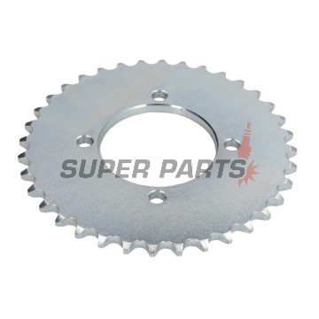 Πίσω γρανάζι -JT- JTR834,36, 36 δόντια, ατσάλινο, Yamaha BW 80 1986-1988, 1990, PW 80 1983-2010, RD 50/80 1982-1984, RT 100 1990-2000, TT-R 110 2008-2020, TT-R 50 2006-2020, TT-R 90 2000-2008, YB 100 1980-1994