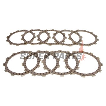 Σετ δίσκων συμπλέκτη -4 RIDE- TCS1176, Harley-Davidson V-Rod 1130/VRSCA/VRSCAW (2002-2007), Honda VF1000R/F Interceptor & VT1100 Shadow ACE/Aero (1984-2002), Triumph Daytona/Speed Triple/Sprint/Tiger 900-955i (1993-2006)
