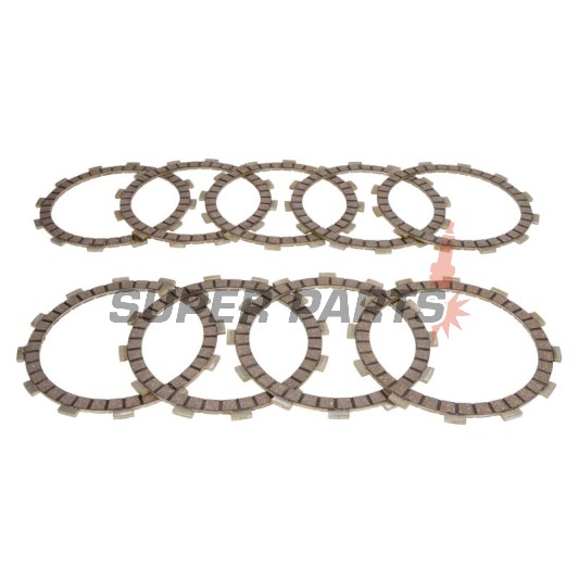 Σετ δίσκων συμπλέκτη -4 RIDE- TCS1176, Harley-Davidson V-Rod 1130/VRSCA/VRSCAW (2002-2007), Honda VF1000R/F Interceptor & VT1100 Shadow ACE/Aero (1984-2002), Triumph Daytona/Speed Triple/Sprint/Tiger 900-955i (1993-2006)
