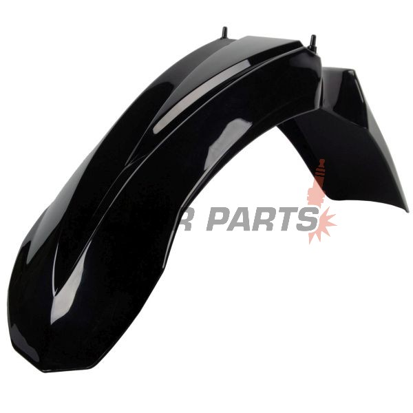 Μπροστινό φτερό Supermoto -POLISPORT- μαύρο, GAS GAS EC 125-450 2010-2010