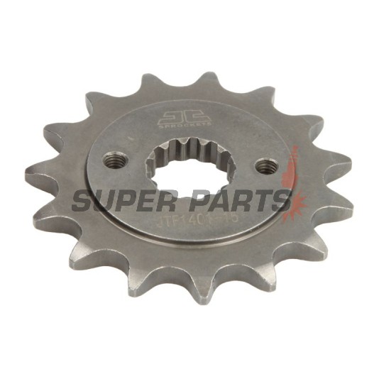Μπροστινό γρανάζι -JT- JTF1401,15, 15 δόντια, Kawasaki KFX 400 2003-2006, KSF 400 2003-2006, Suzuki LT-R 450 2006-2010, LT-Z 400 2002-2016