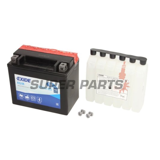 Μπαταρία -EXIDE- YTX12-BS, 10Ah 12V